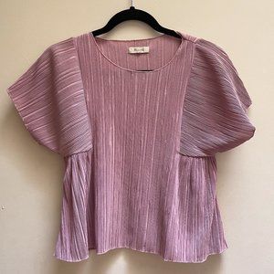 Madewell Micropleat Top